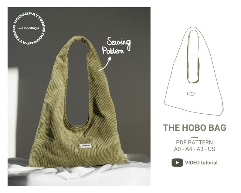 HOBO BAG PDF sewing patterns zdjęcie 1