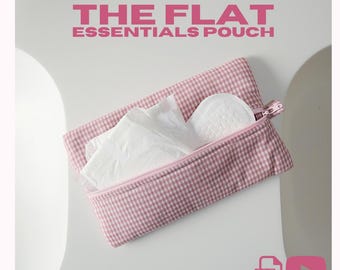 BOLSO PLANO CON CREMALLERA - Patrón de costura digital