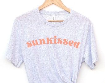 Sunkissed SVG | Summer svgs | Digital Download svgs | Beach shirts | Cricut Files | Silhouette Svgs | sunkissed beach shirt | summer tees