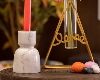 Handmade Marble Candle Holder