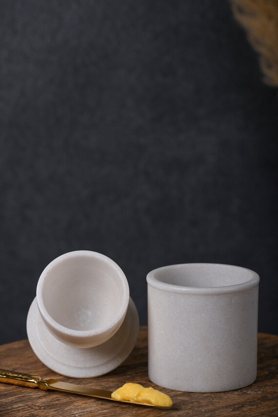 Handmade Marble Butter Keeper Etsy