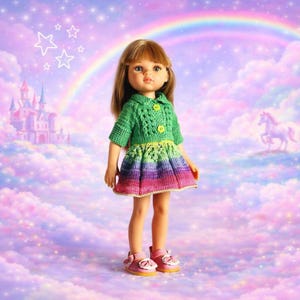 Sundress and jacket for Paola Reina dolls 13 inch or 32 cm