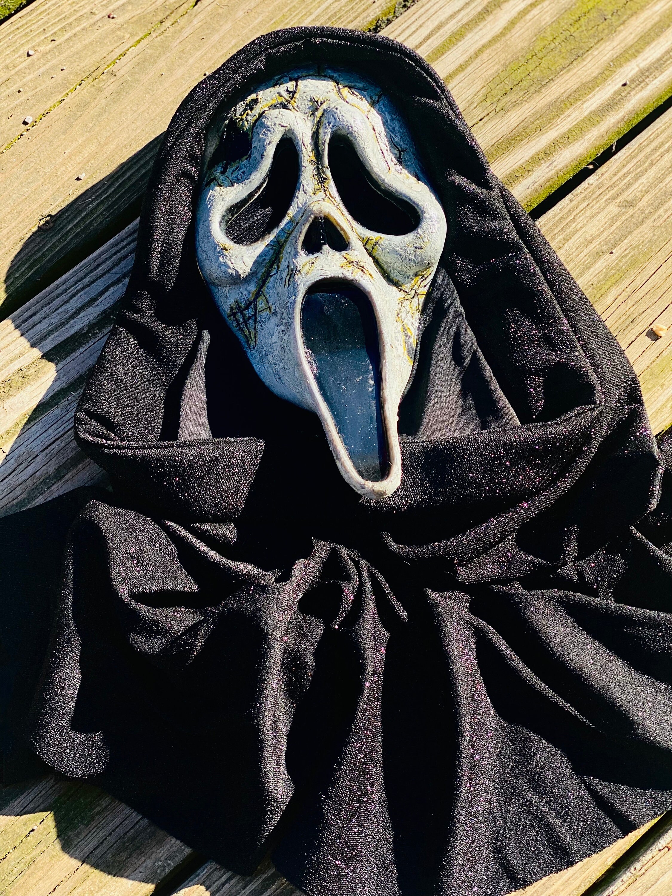 Masque Ghost Face 25ème, Masque d'Halloween criant