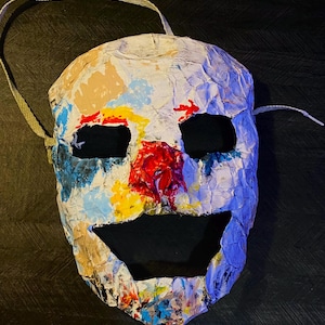 Michael Myers Rob Zombie Halloween 2007 warped clown Papier-Mâché Horror Mask