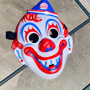 TOTS Rob Zombie Halloween Clown Maske für Erwachsene, rote Farbe, Michael Myers