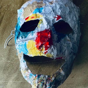 Michael Myers Rob Zombie Halloween 2007 warped clown Papier-Mâché Horror Mask