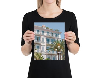 French Riviera Architecture Print - Charming European Architecture Photography - South of France Travel Wall Art - Nice France Photography