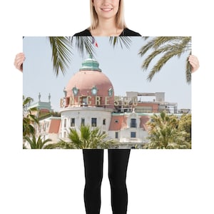 French Riviera Architecture Photograph Print - South of France Poster - Europe Wall Art - Cote d'Azur Photography - Le Negresco Nice France