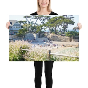 Lover&#39;s Point Pacific Grove California Photography Print - California Coastal Photography - Beach Photography Print - Monterey Bay Poster