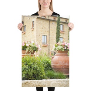 Tuscany Italy Photography Print - Tuscan Architecture - Europe Travel Photography - Travel Wall Art - Italy Summer Photo - Old World Charm