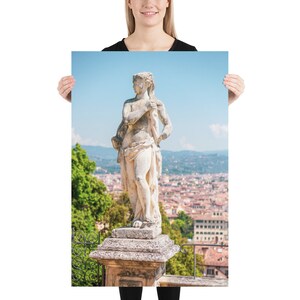 Boboli Gardens Statue Florence Italy Photography Print - Italian Statue - Europe Travel Photography - Travel Wall Art - Italy Summer Photo