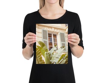 French Riviera Architecture Print - Charming European Architecture Photography - South of France Travel Wall Art - Nice France Photography