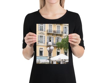 French Riviera Architecture Print - Charming European Architecture Photography - South of France Travel Wall Art - Nice France Photography