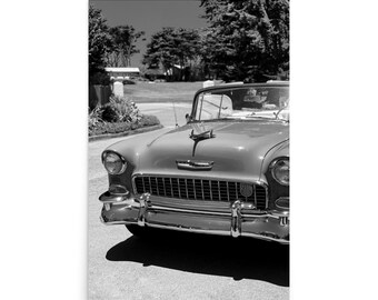 Black and White Automobile Photography - Classic Car Wall Art - Vintage Automobile Poster - Monterey Car Week Photography