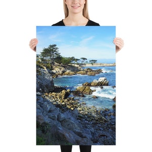 Lovers Point Beach - Photography Print - Pacific Grove California Poster - California Coastline Travel Photography - Monterey Bay Wall Art