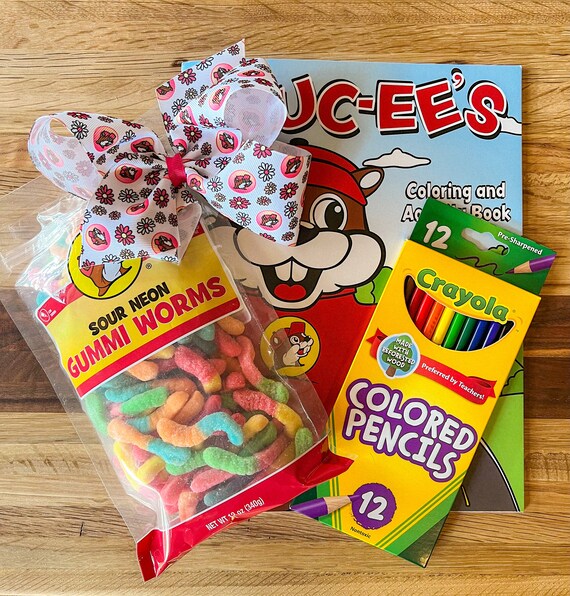 Bucee's Color Me Happy Coloring Book Hair Bow Candy Etsy Canada