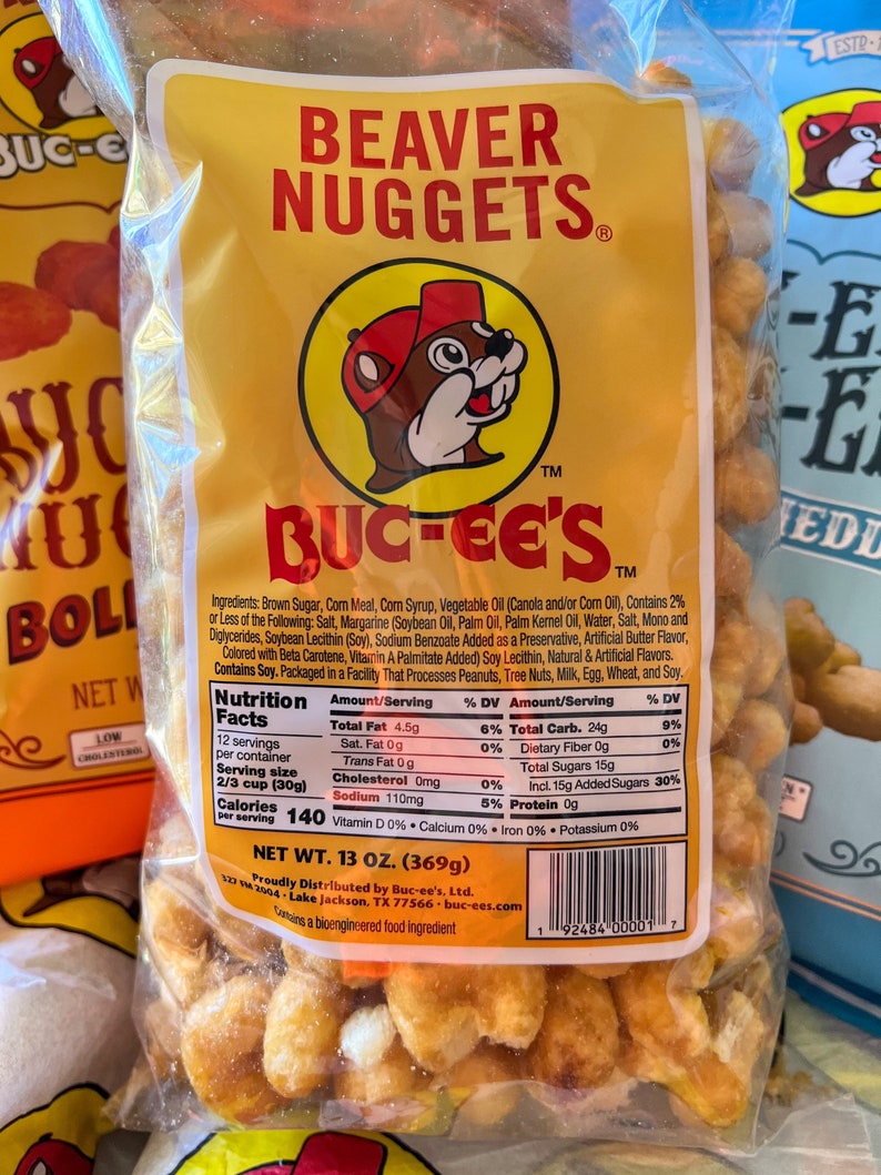 Bucees Beaver Nugget Nugees Gift Box Bucee's Gift Etsy