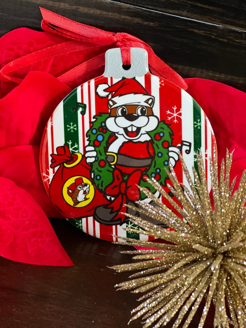 Bucees Christmas Ornaments 4pack Etsy