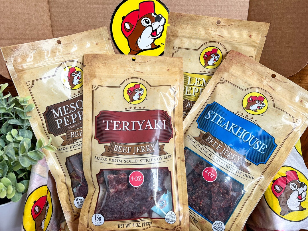 Bucees Beef Jerky Roadtrip Snack Etsy