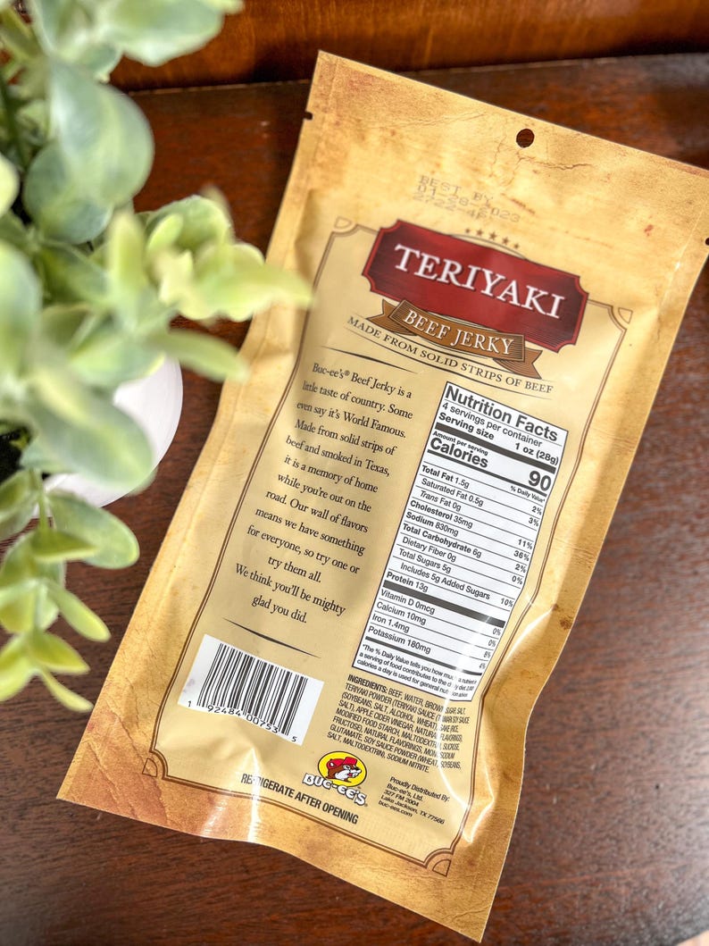 Buc-ee's Beef Jerky Gift Box: Texas Smoked Jerky Sampler - Etsy