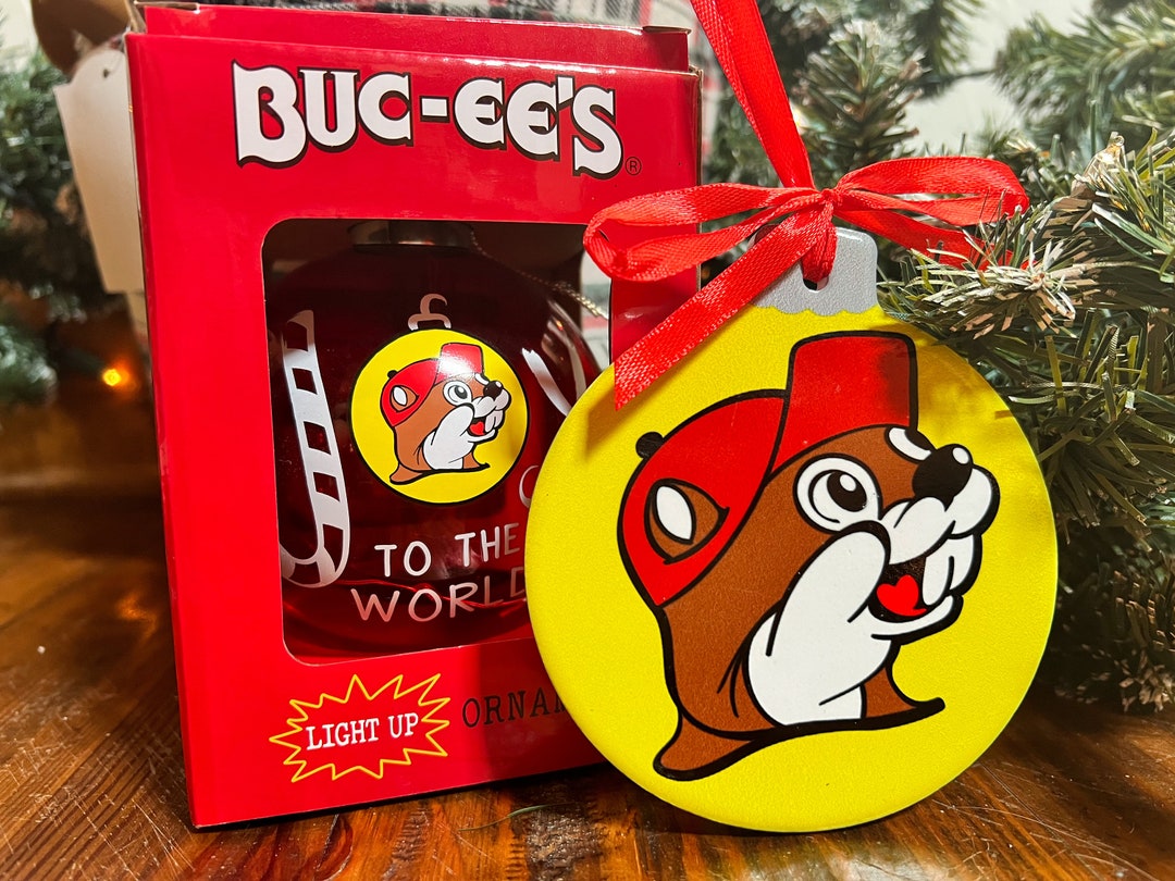 Bucees Christmas Ornaments Ceramic Light Up Individual Etsy