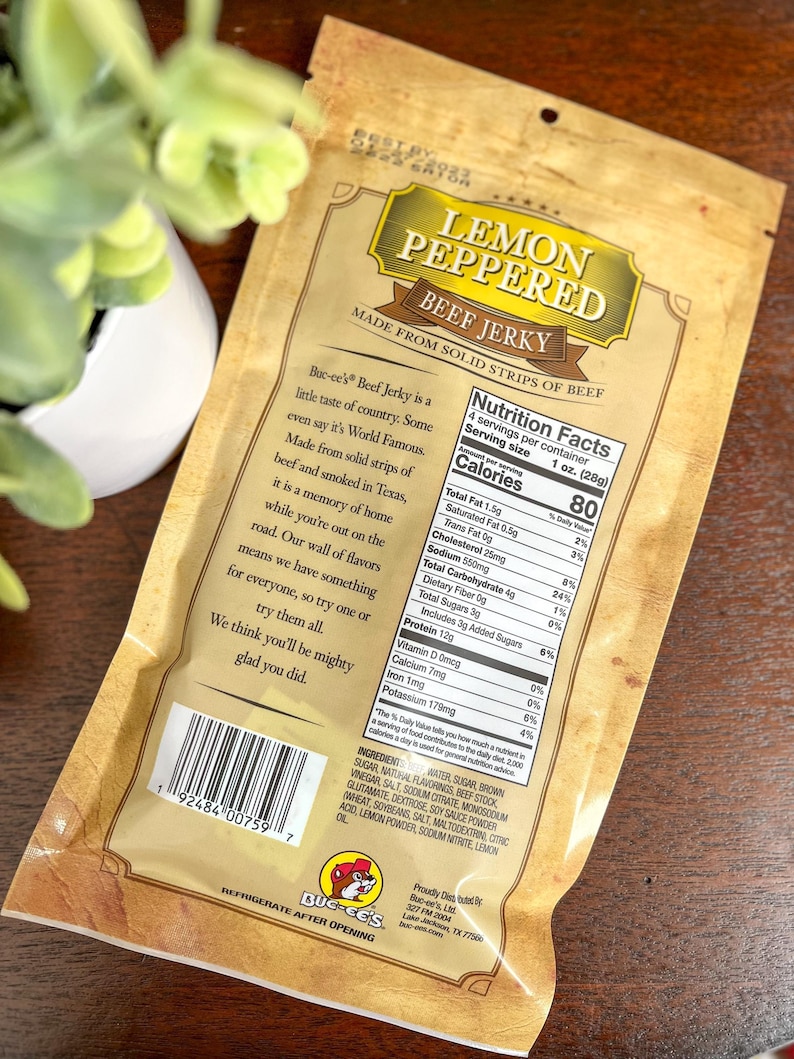 Buc-ee's Beef Jerky Gift Box: Texas Smoked Jerky Sampler - Etsy