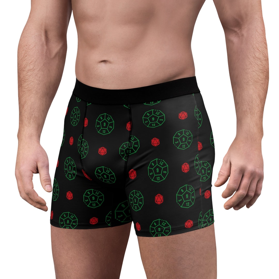 Dnd Boxer Briefs Dungeons and Dragons Gift Dice Underwear Etsy