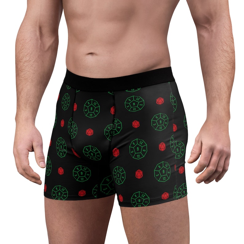 Dnd Boxer Briefs Dungeons and Dragons Gift Dice Underwear Etsy