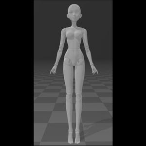 Digital BJD .stl  Aster