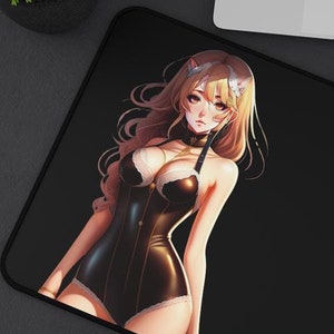 Anime Mousepad, XL Waifu Desk Pad, Gaming Mouse Pad, Cute Anime Girl Mouse Pad for Gaming, Gifts for Gamers, Waifu Desk Mat