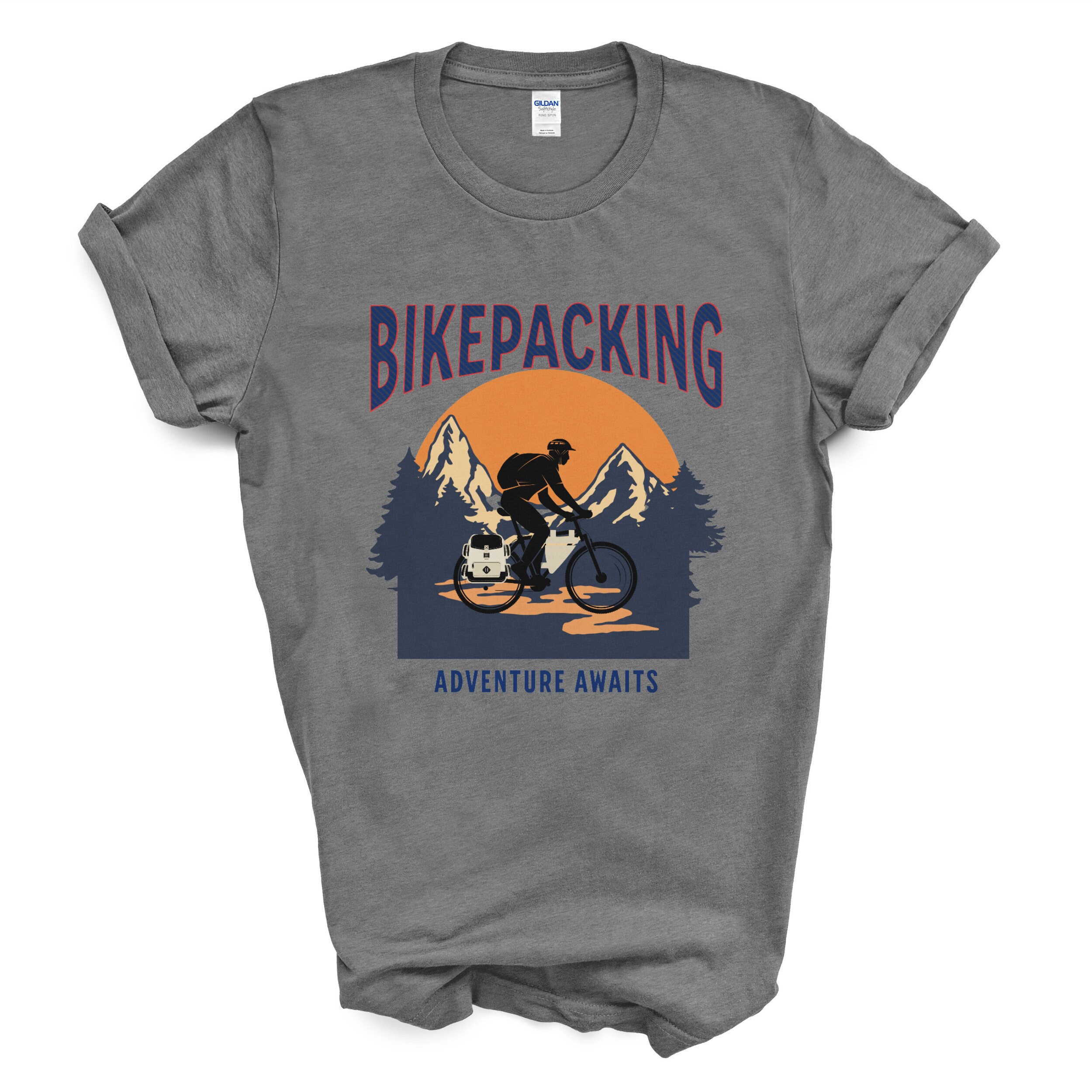 Bikepacking T Shirt Bicycle Shirt Cyclist Gift Cycling Etsy