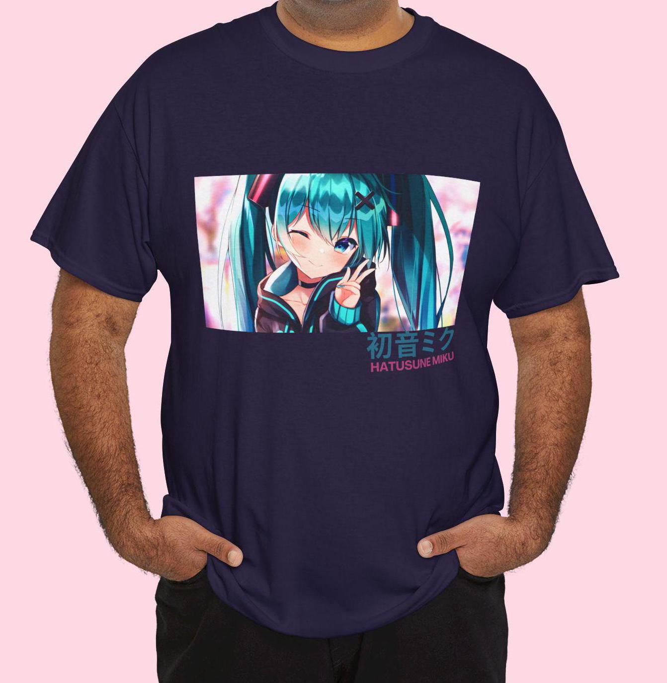Hatsune Miku Graphic T-shirt, Anime Lovers Shirt, Hatsune Miku