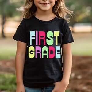 First Day of School-T-shirt, T-shirt eerste leerjaar, Back to School-shirt, T-shirt basisschool
