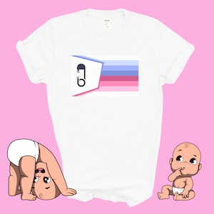 ABDL Pride Flag T-Shirt, ABDL Pride