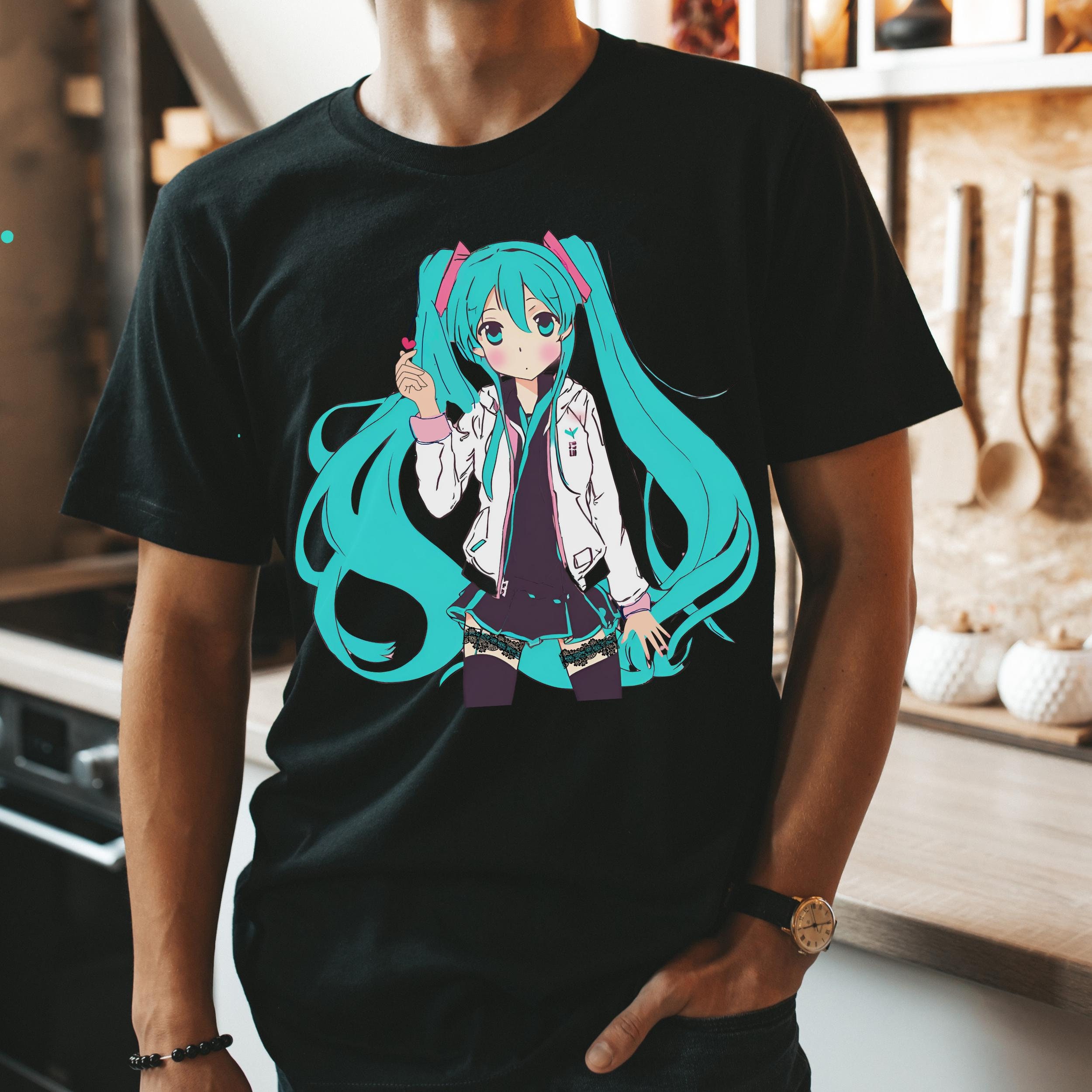 Hatsune Miku T-shirt | Anime Shirt | Anime Cosplay Clothing | Cute