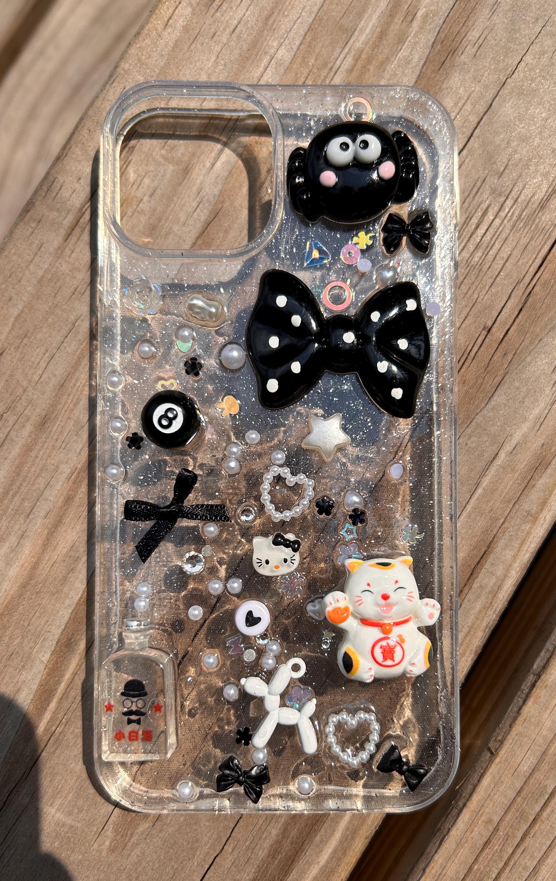 Hallo Kitty Black iPhone Case