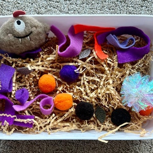 Halloween, Hedgehogs, Dig Box, Small Dig box for Hedgehogs, Enrichment Toys for Hedgehogs, Dig Box Replacement Filler, Small Foraging Box