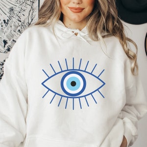 Evil Eye Hoodie, Evil Eyes, Hoodies and Sweaters, Women's Trendy Gifts