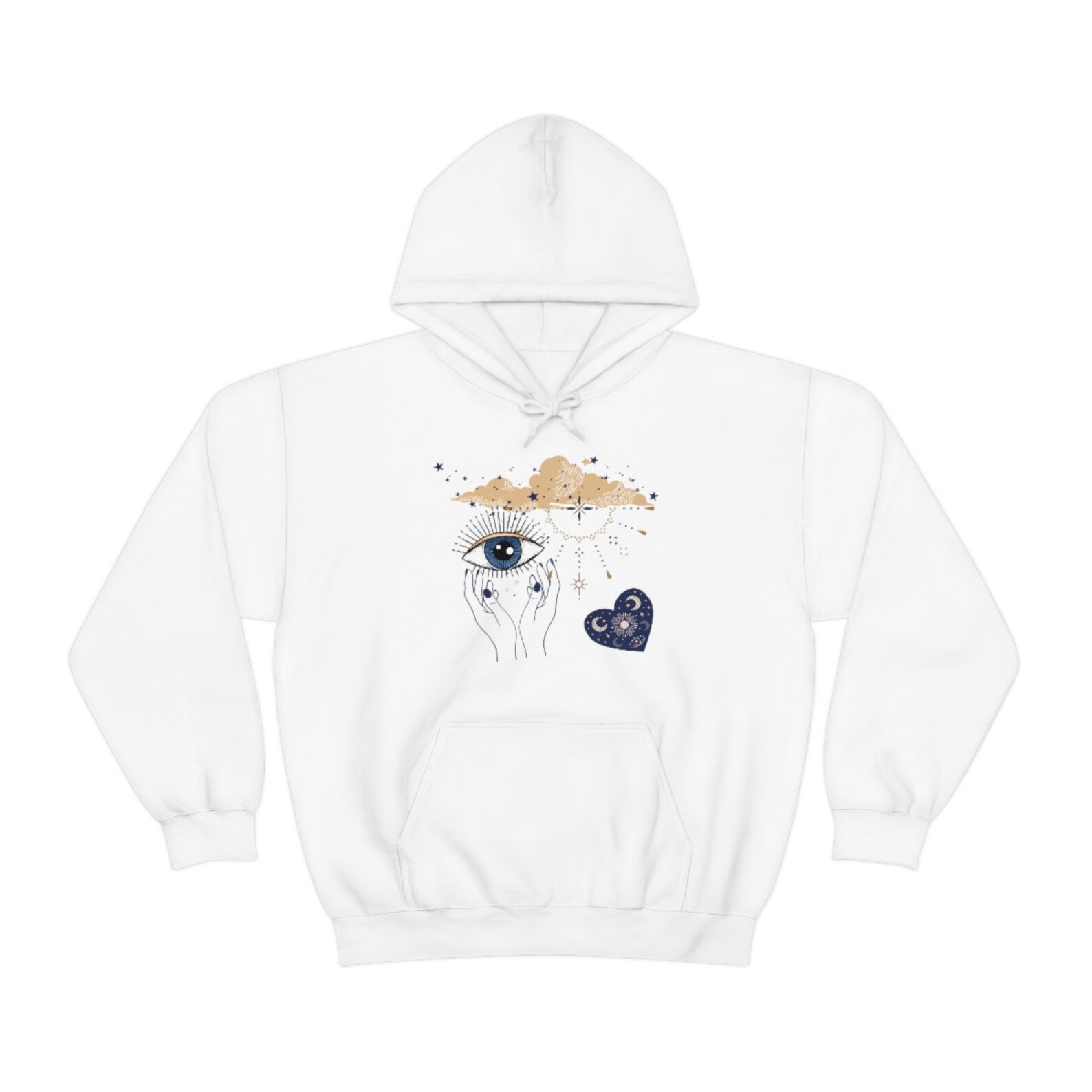 Aesthetic Hoodie Evil Eye Hoodie Women's Hoodies & Etsy