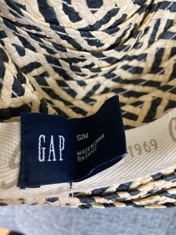 00s Gap floppy braided straw sun hat size S/M - image 10