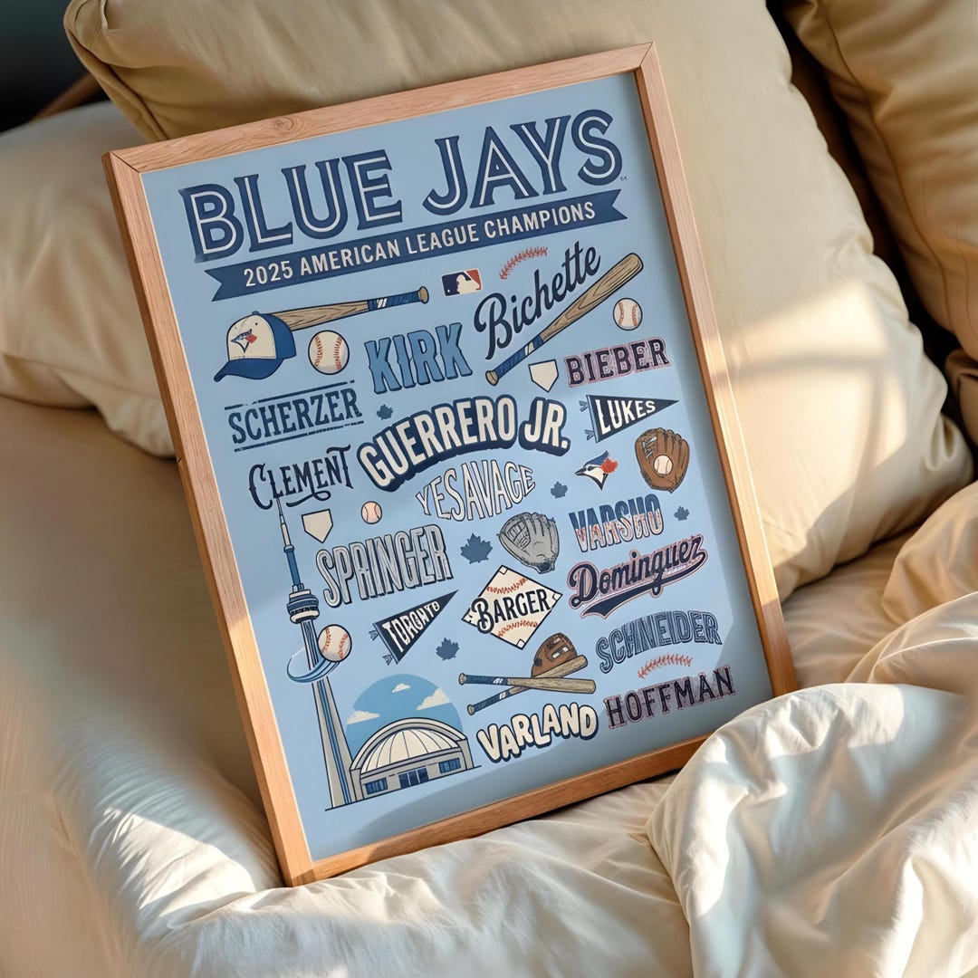 Toronto Blue Jays - Historic 2025 ALCS Champions - Digital Print - Etsy