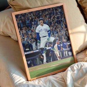 George Springer Jays Stampa digitale / Arte murale sportiva, Blue Jays Playoffs 2025