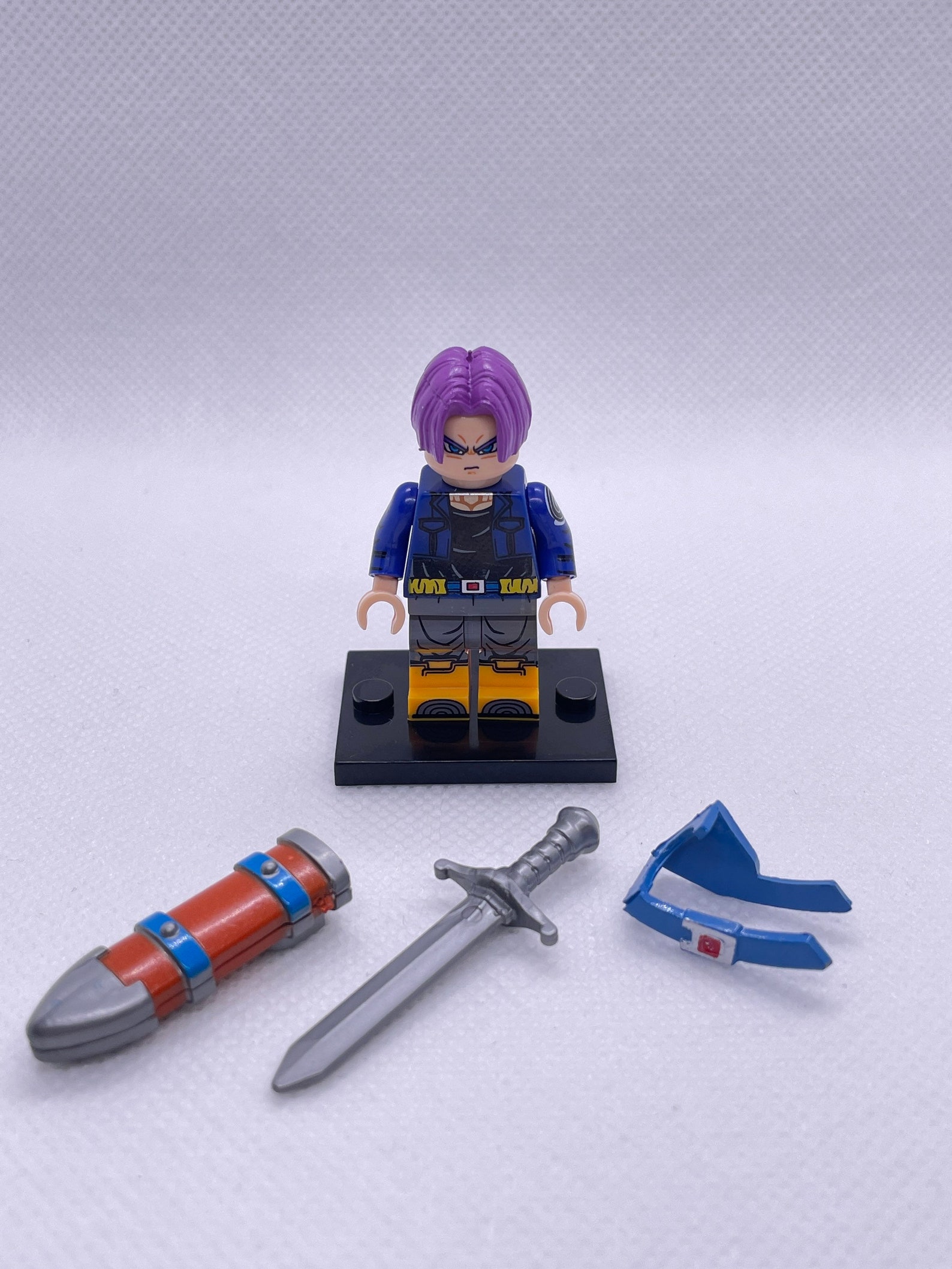 Future Trunks Dragon Ball Z Minifigure Building Blocks Etsy