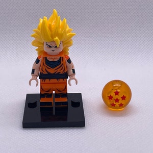 Goku Super Saiyan Yellow Hair Dragon Ball Z Lego Minifigures