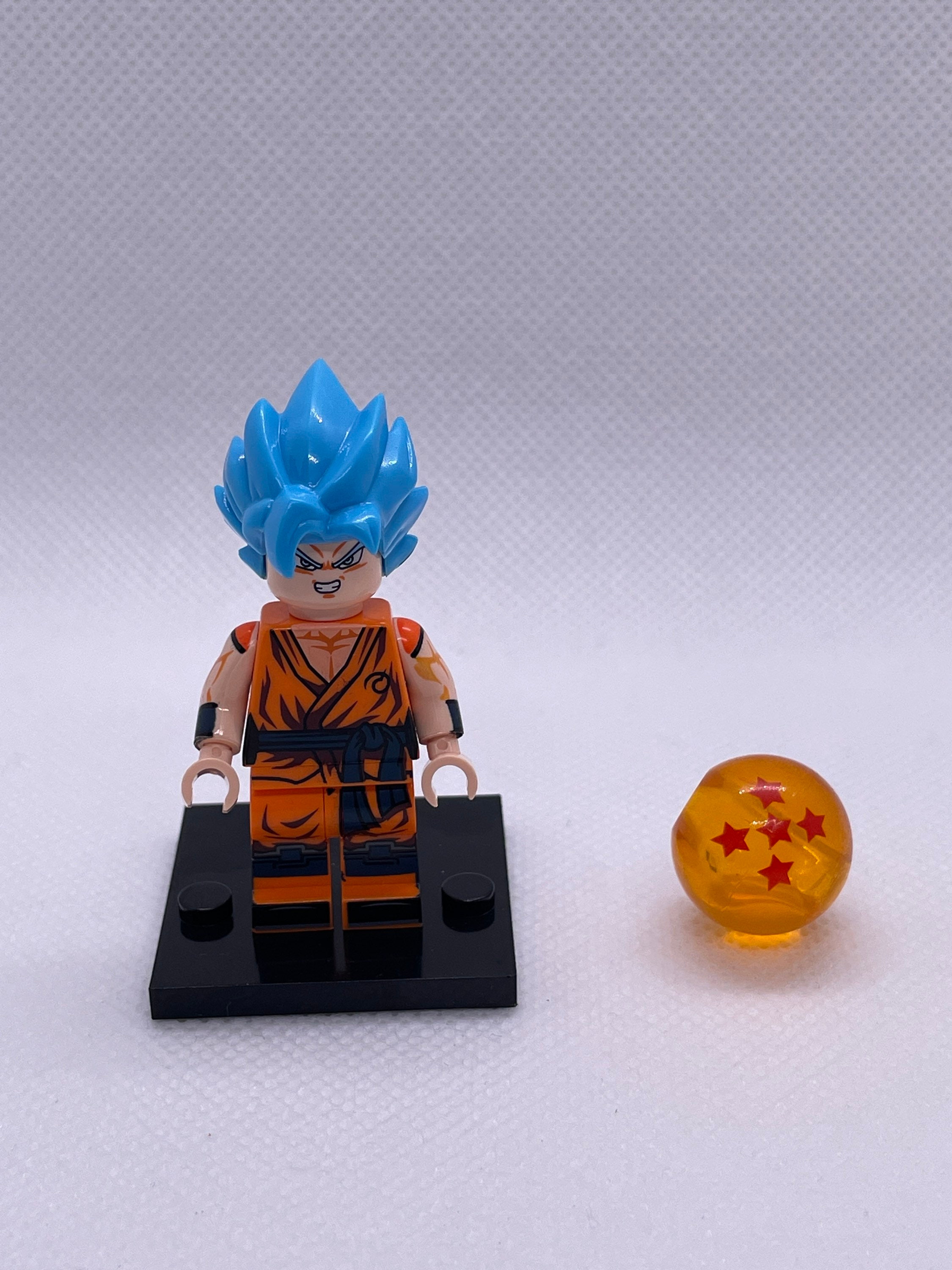 Dragon Ball Z Saiyan Goku Lego Minifigure - BlockMasters Shop