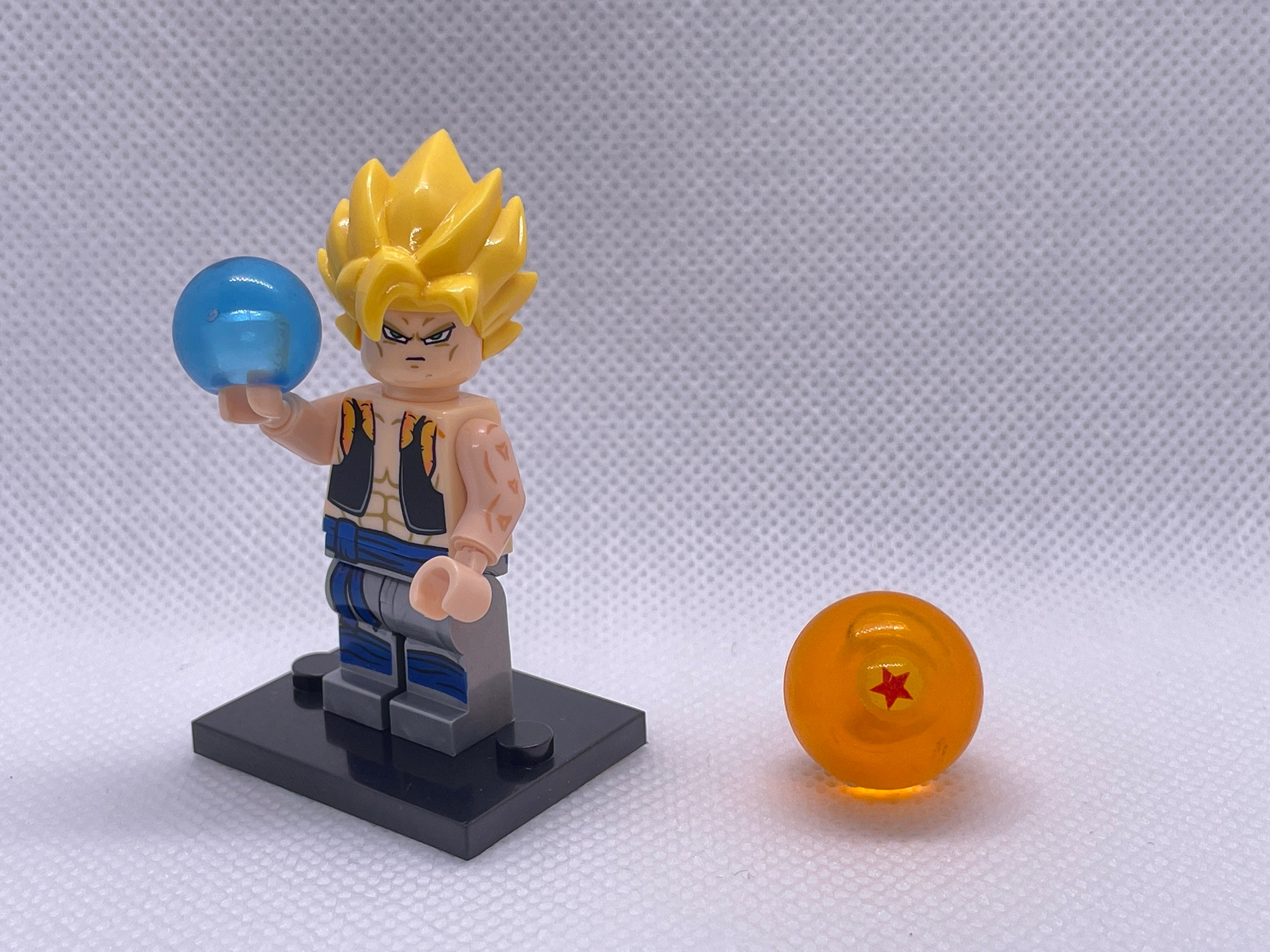 Goku Super Saiyan Yellow Hair Dragon Ball Z Lego Minifigures – DelsBricks  Minifigures