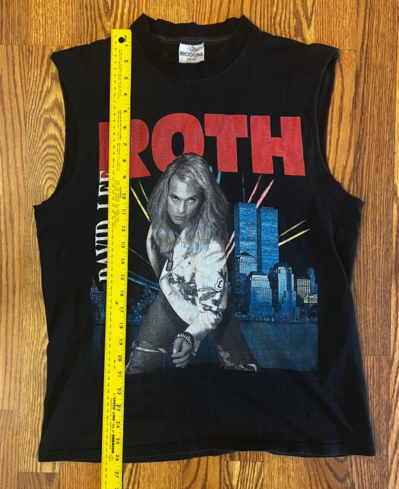 Vintage 1991 David Lee Roth Tour Concert T-shirt - image 8
