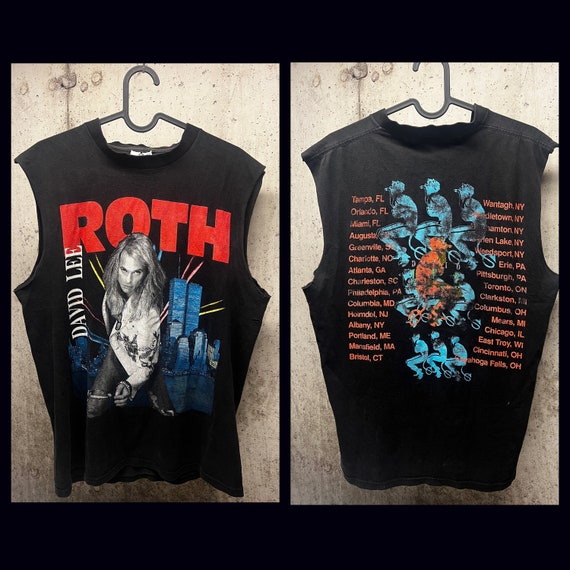 Vintage 1991 David Lee Roth Tour Concert T-shirt - image 1