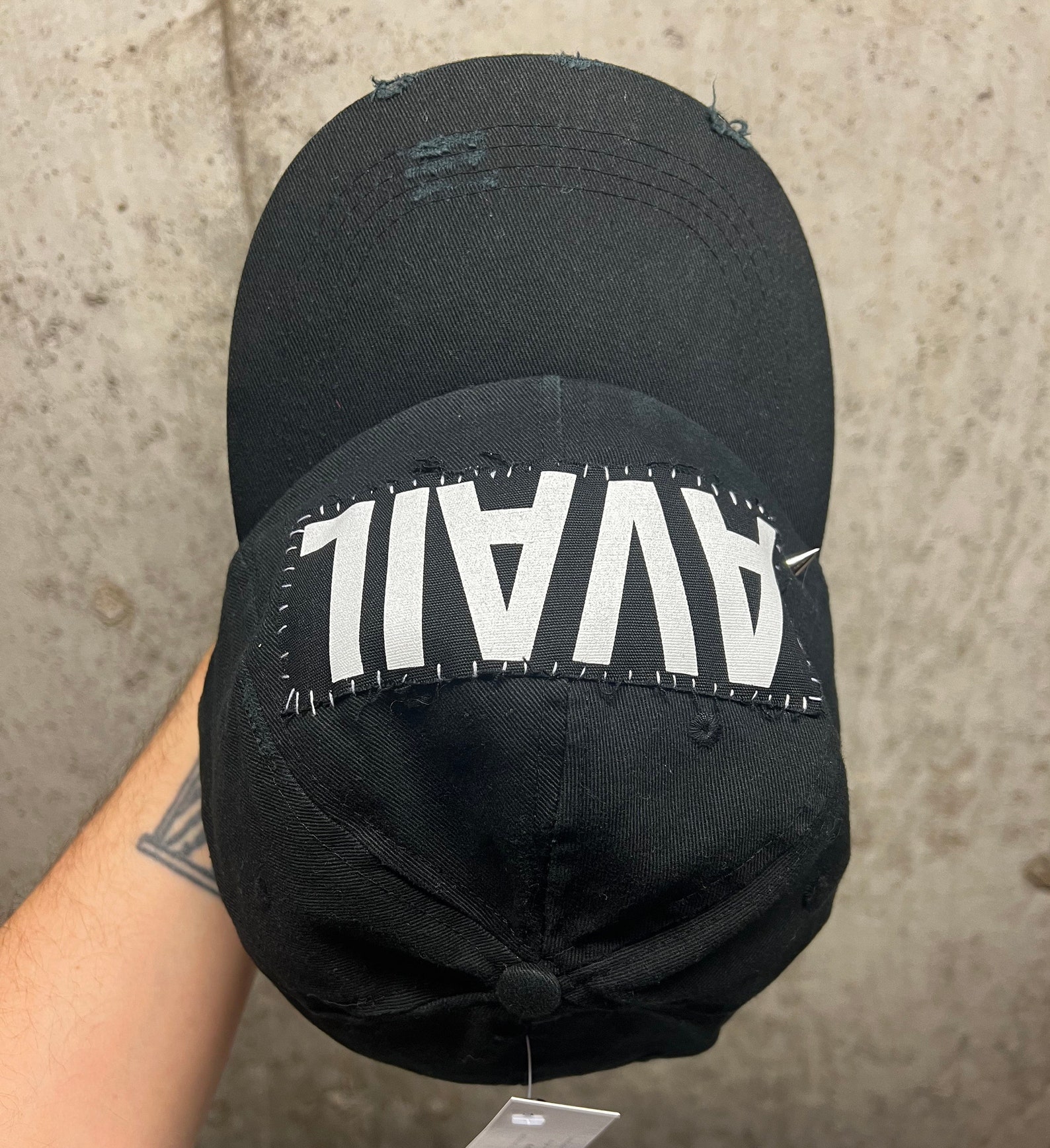 Avail Punk Rock Cap. Sewn Punk Patch Hat. Richmond Virginia - Etsy