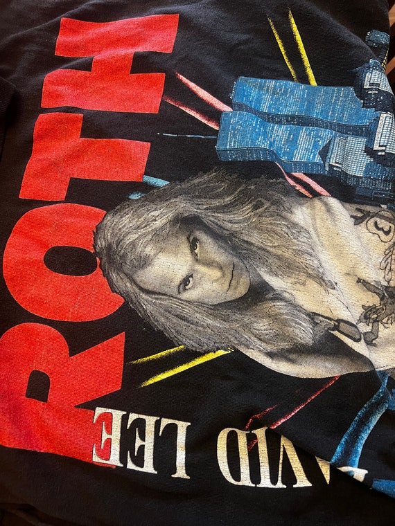 Vintage 1991 David Lee Roth Tour Concert T-shirt - image 6
